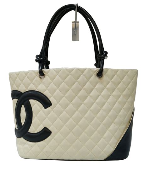 chanel cambon bag white|chanel cambon bag price.